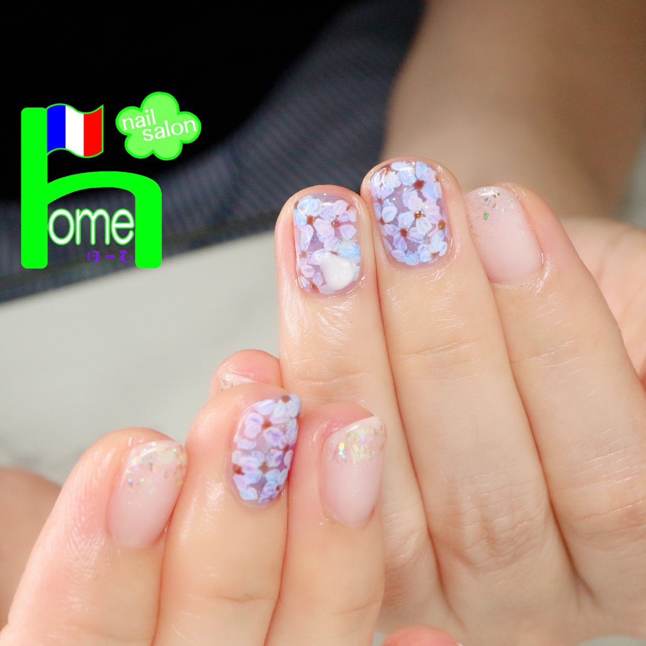 春 夏 梅雨 ハンド グラデーション ネイルサロンほーむ 山口裕美のネイルデザイン No ネイルブック
