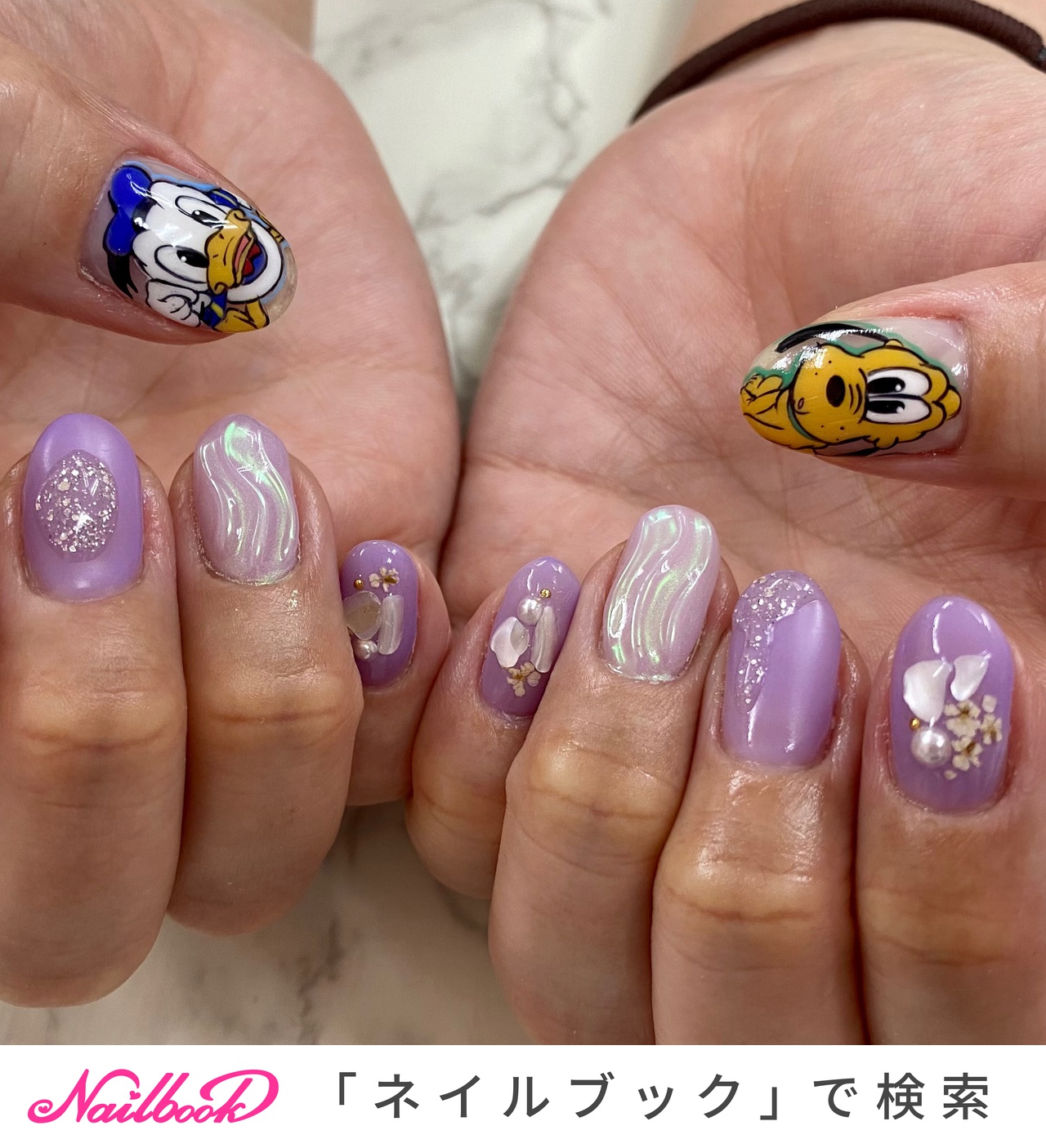 商品説明必読!!ドナルドダック☆ネイルパーツ ドナルドダックのネイルデザイン｜ネイルブック