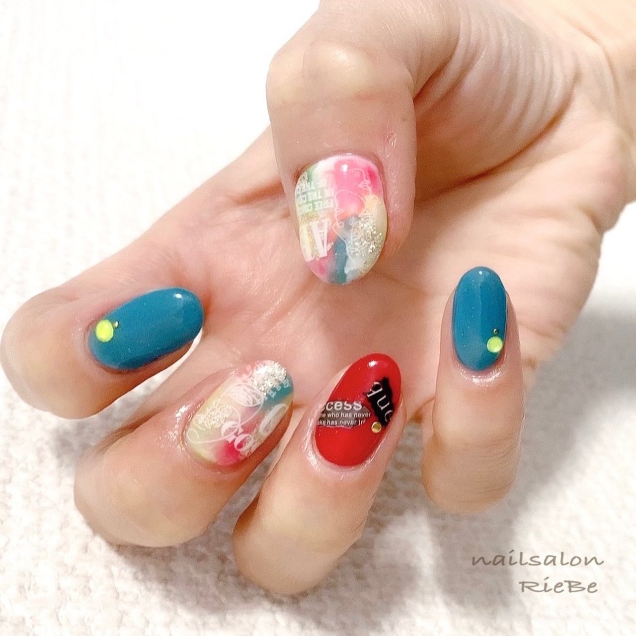 夏 海 リゾート ライブ ハンド Nail Salon Riebe リーヴェ のネイルデザイン No ネイルブック