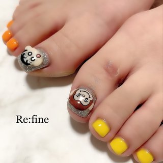 おさるのジョージのネイルデザイン ネイルブック