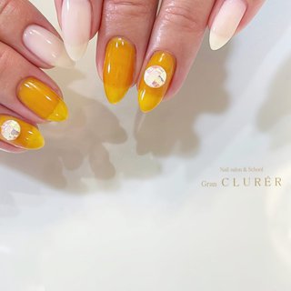 はちみつカラーのネイルデザイン ネイルブック