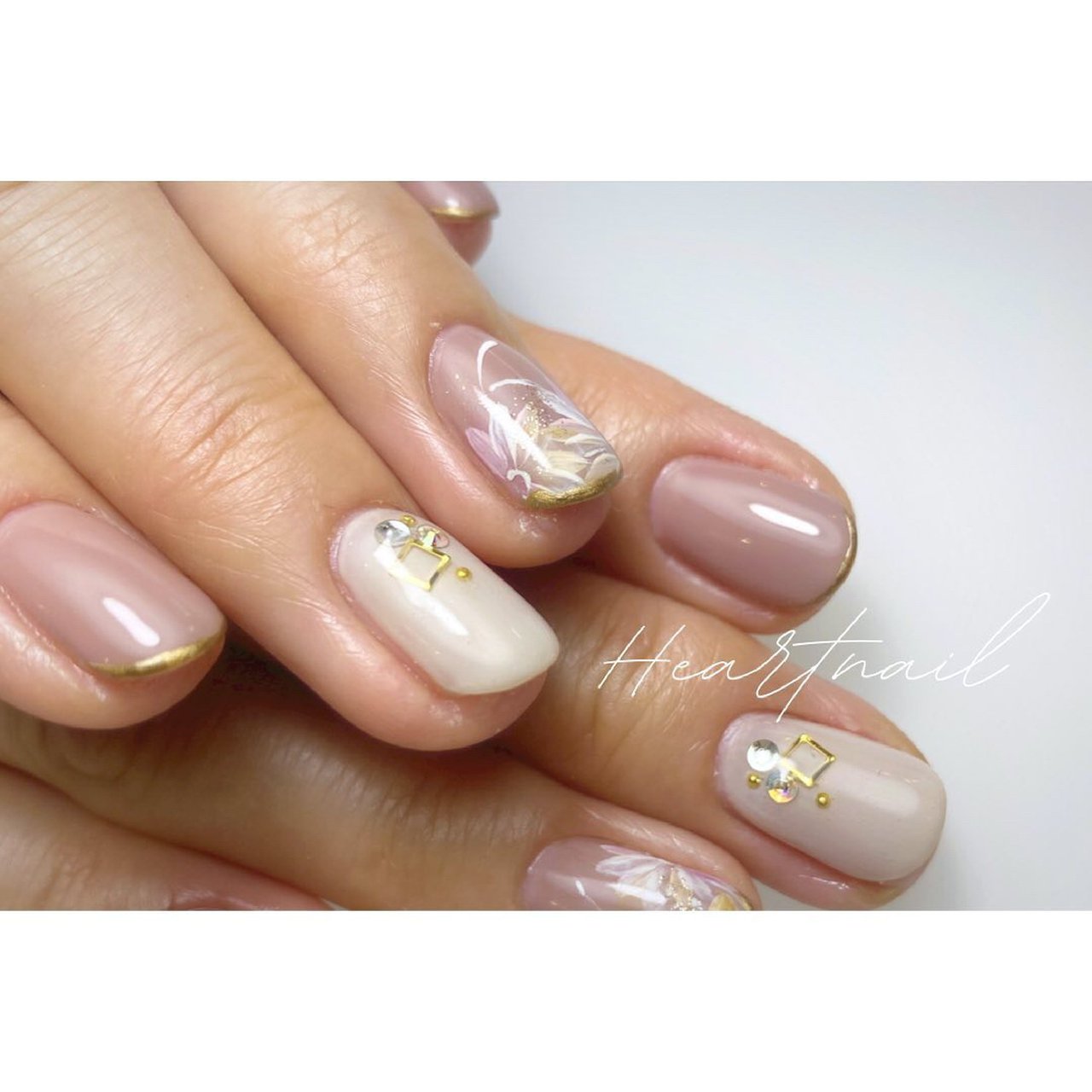 オールシーズン オフィス ブライダル パーティー ハンド 水野要子のネイルデザイン No ネイルブック