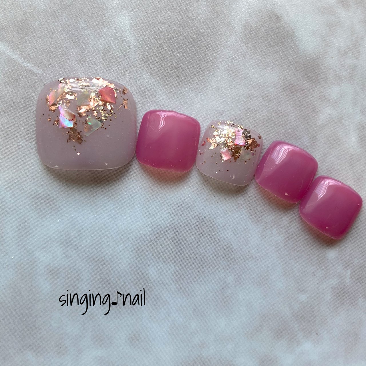 売れ筋新商品 ピンク シェル ネイルチップ ネイルチップ 付け爪 Www We Job Com