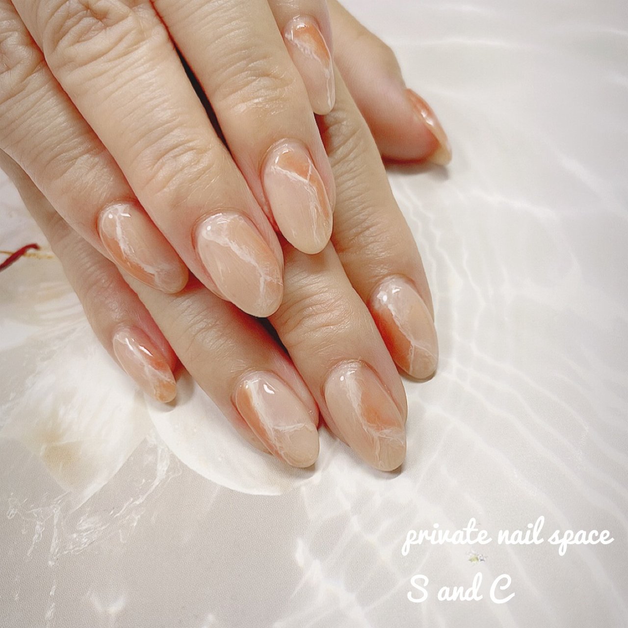 夏 オールシーズン 海 リゾート ハンド Private Nail Space S And Cのネイルデザイン No ネイルブック