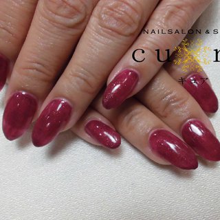 濃いカラーのネイルデザイン ネイルブック