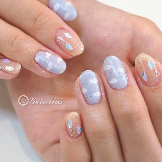 夏 海 リゾート 浴衣 ハンド Gemmaのネイルデザイン No ネイルブック