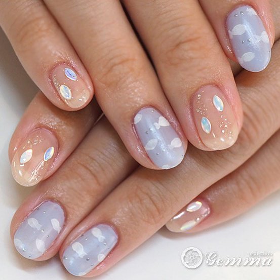 夏 海 リゾート 浴衣 ハンド Gemmaのネイルデザイン No ネイルブック