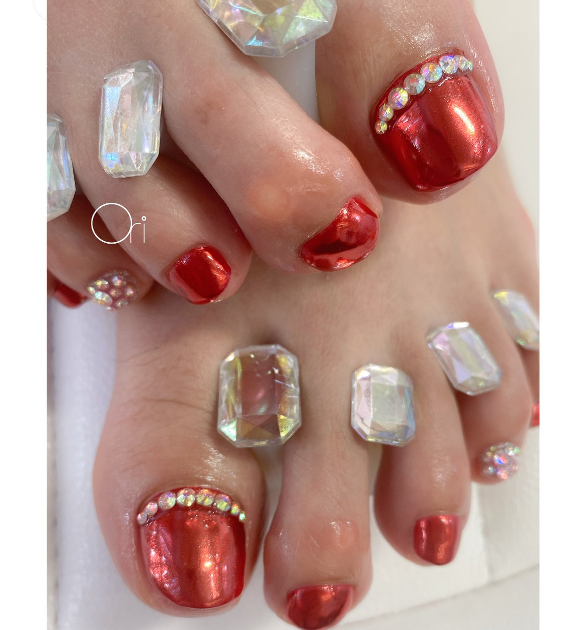 夏 オールシーズン デート フット ワンカラー Beautyroom R R Rのネイルデザイン No ネイルブック