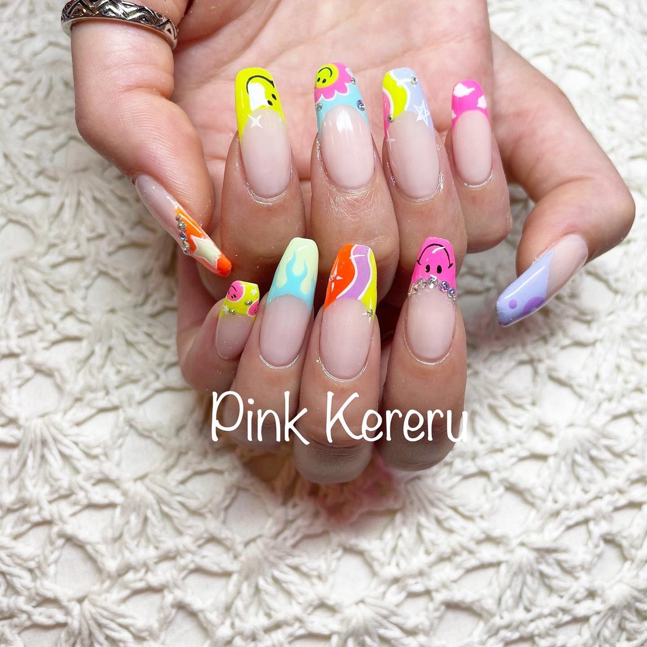 オールシーズン 海 リゾート ハンド フレンチ 高橋美穂のネイルデザイン No ネイルブック