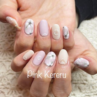 夏 ホワイト アリシアスタンネイルのネイルデザイン ネイルブック