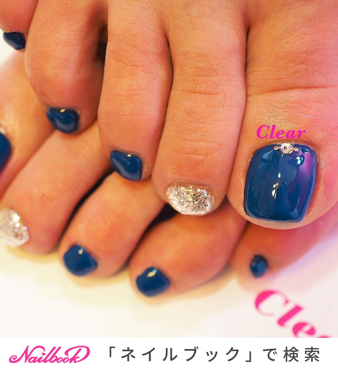春/夏/オールシーズン/オフィス/フット ネイルサロンClearのネイルデザイン[No.6385843]｜ネイルブック