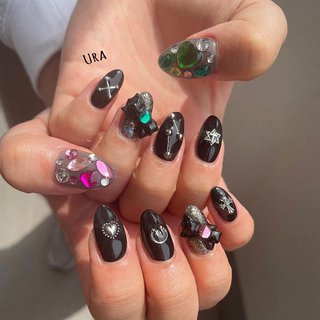 ピアスパーツのネイルデザイン ネイルブック