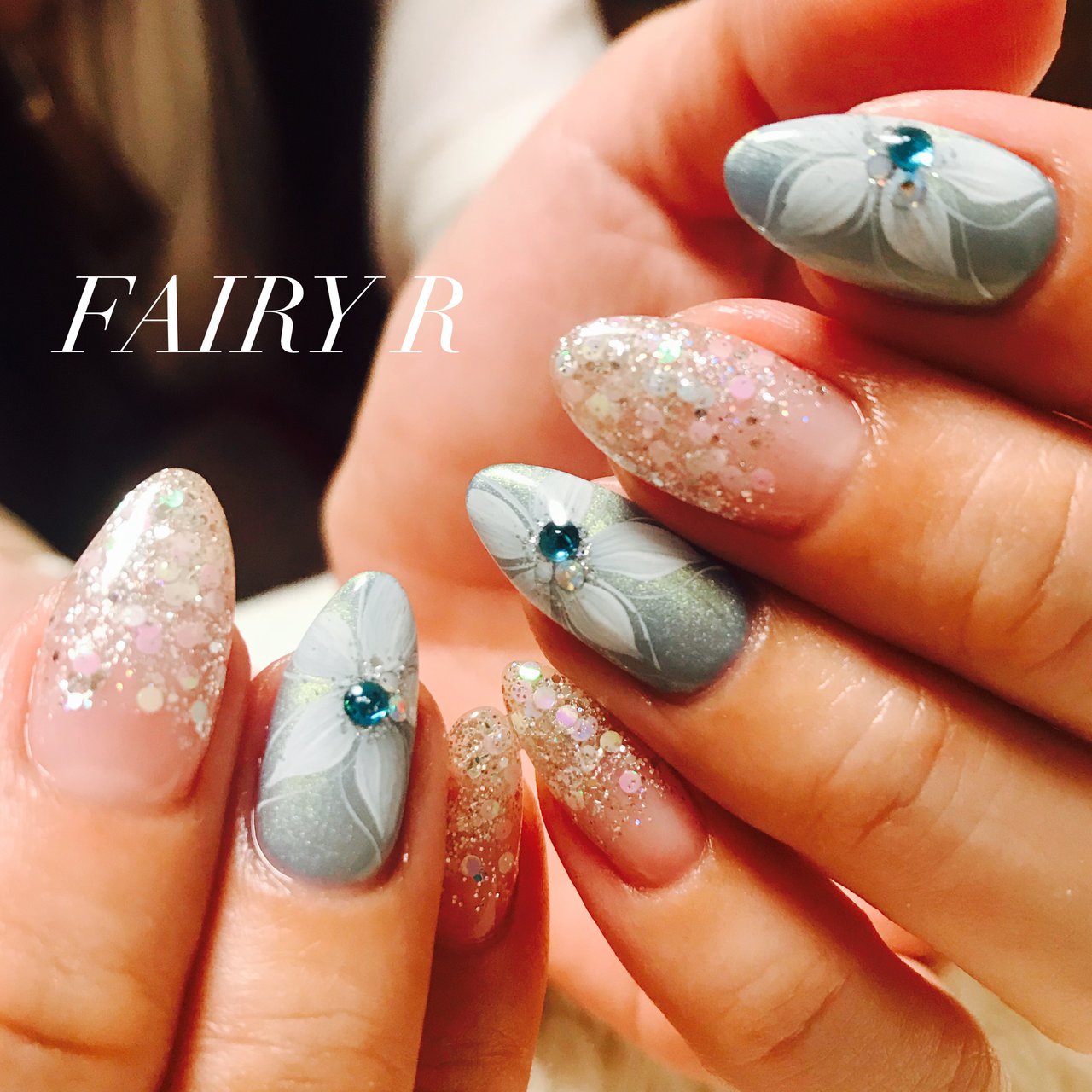 春 夏 オールシーズン ハンド ラメ Fairynailのネイルデザイン No ネイルブック