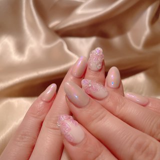 3d エンボス 立体 あじさいネイルのネイルデザイン ネイルブック