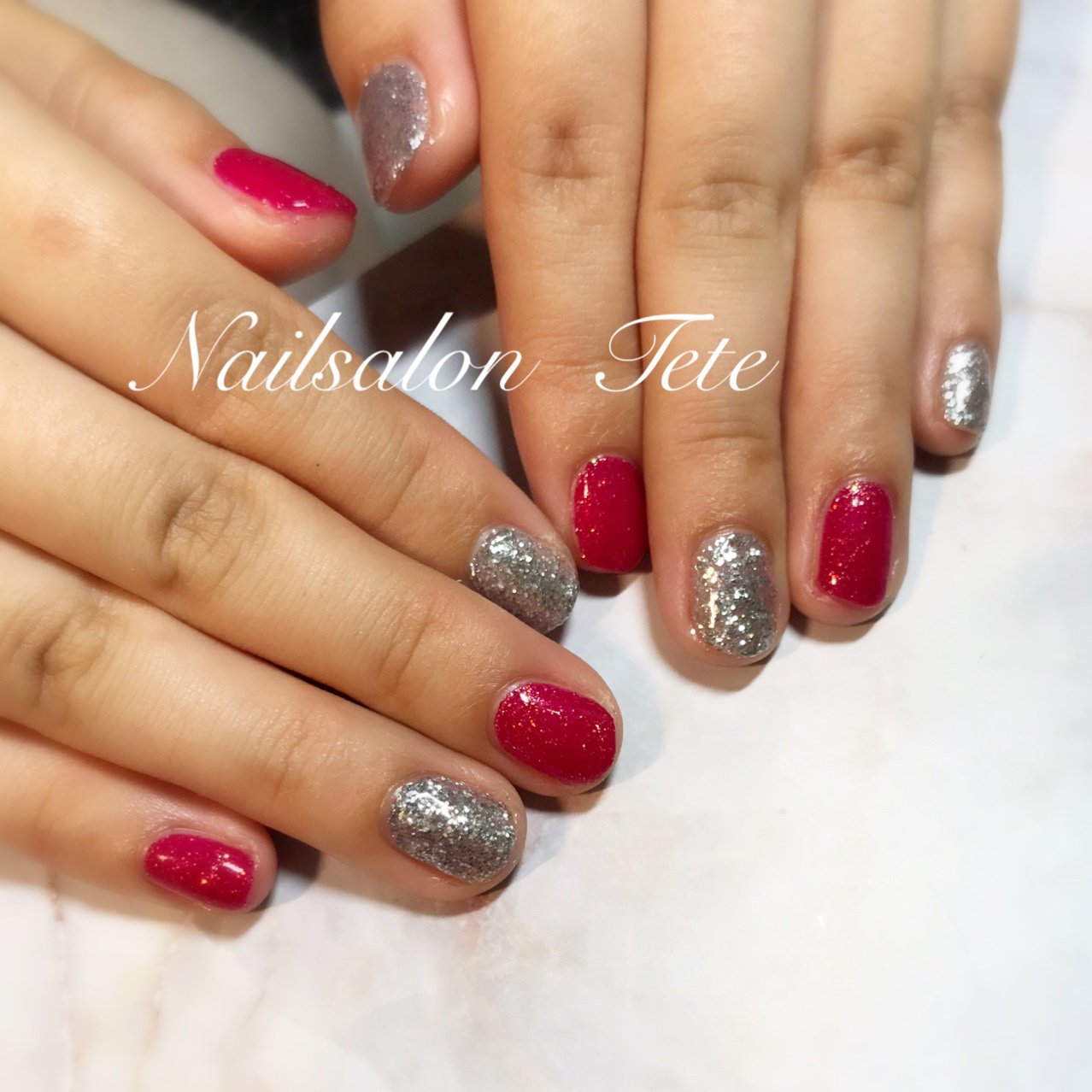 夏 オールシーズン お正月 成人式 ハンド Nailtete 駅前店のネイルデザイン No ネイルブック