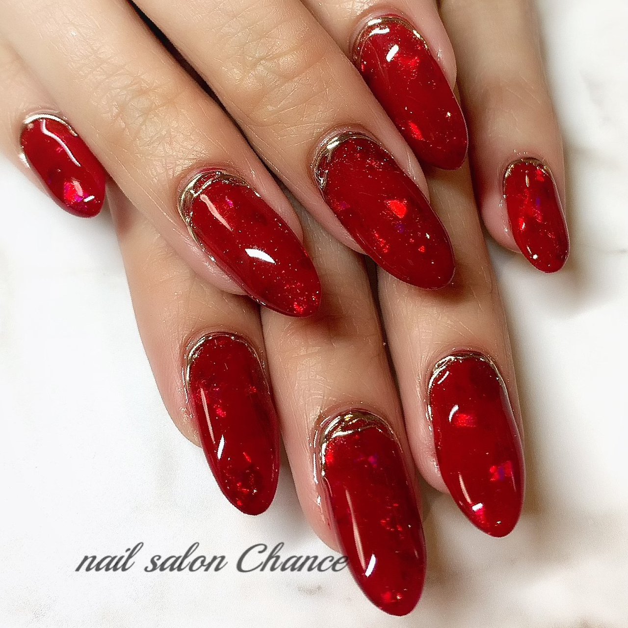 夏 オールシーズン 海 ブライダル ハンド Nailsalonchanceのネイルデザイン No ネイルブック