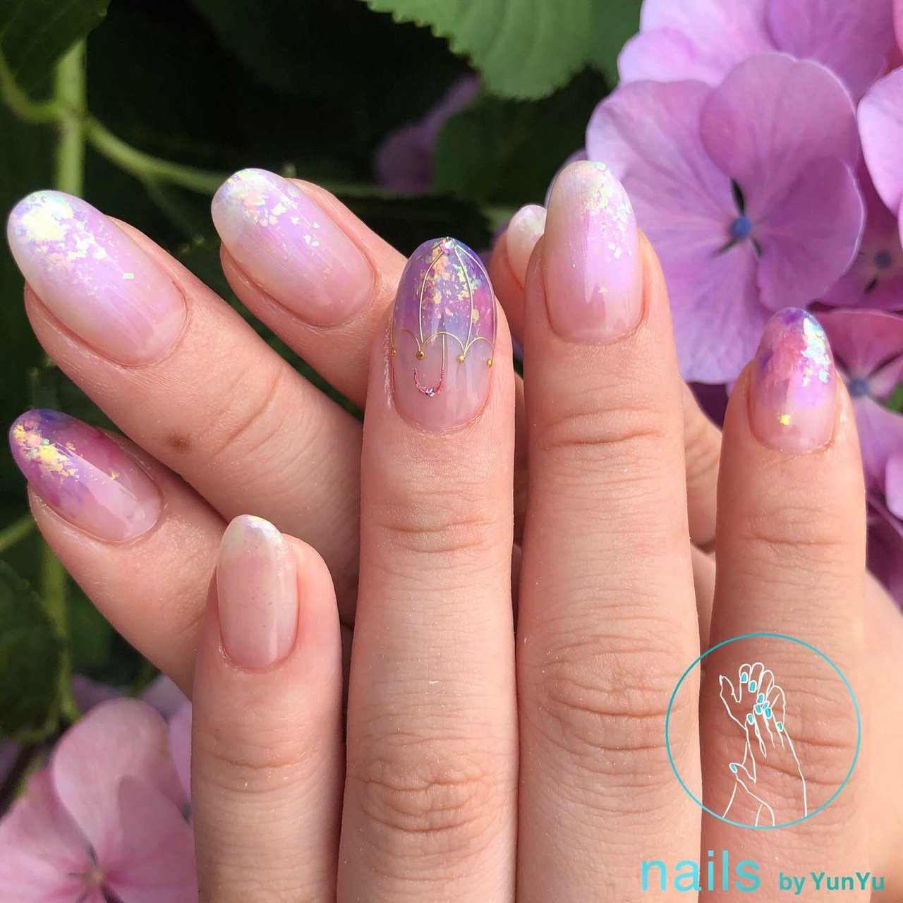 春 夏 梅雨 ハンド シンプル Yunyuのネイルデザイン No 639 ネイルブック