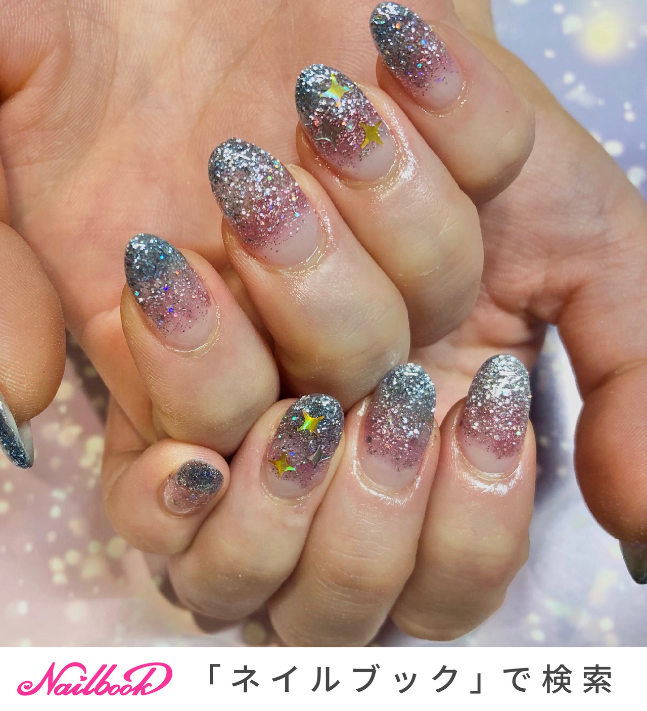 春 夏 ハンド グラデーション ホログラム Cheshikaのネイルデザイン No ネイルブック