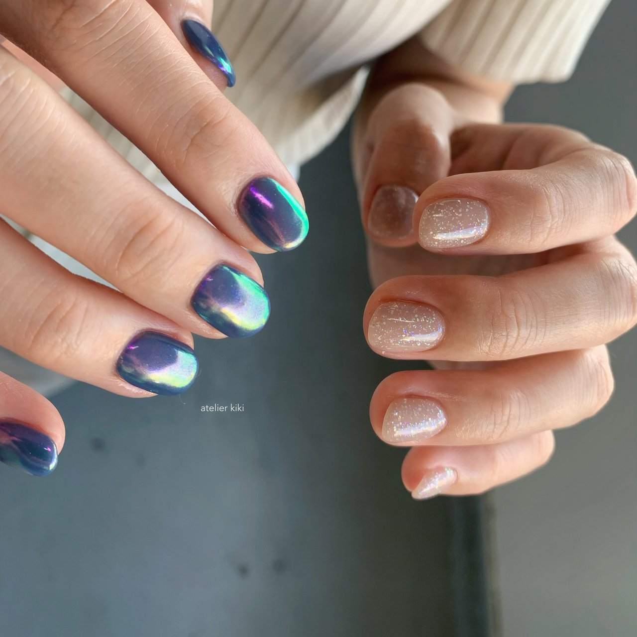 夏 オールシーズン 梅雨 七夕 シンプル Atelier Kiki アトリエキキ 千葉県柏市のネイルデザイン No ネイルブック