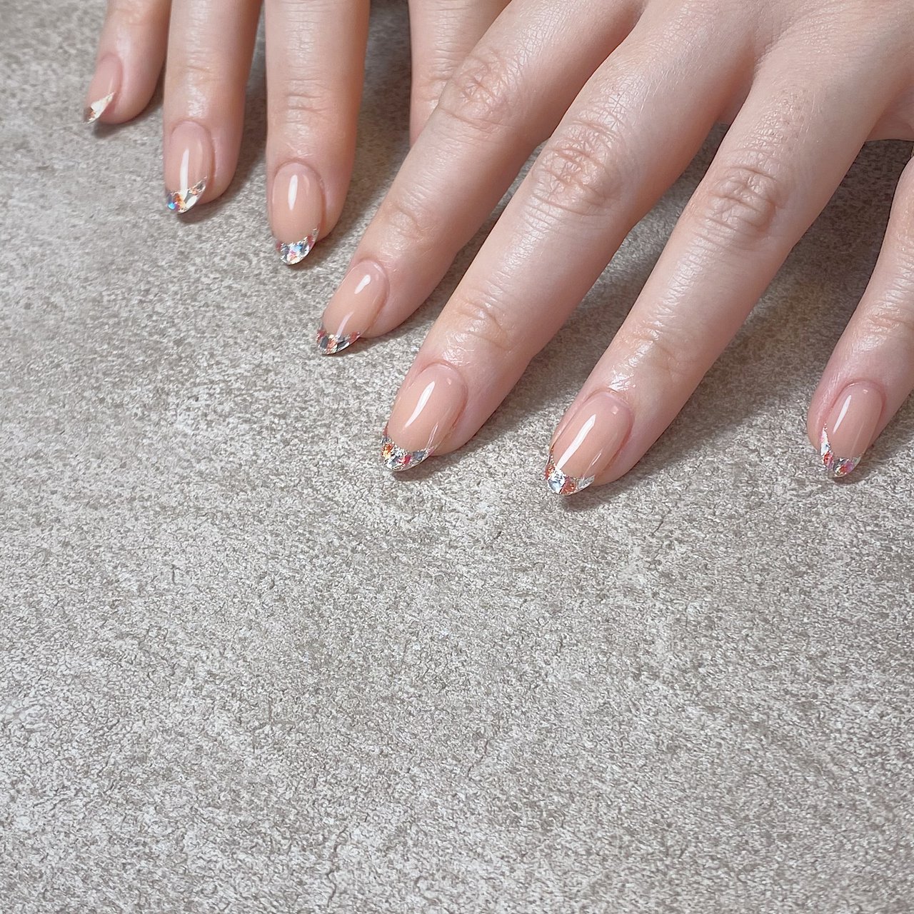 夏 オールシーズン ハンド シンプル フレンチ Berrynail ベリーネイル のネイルデザイン No ネイルブック