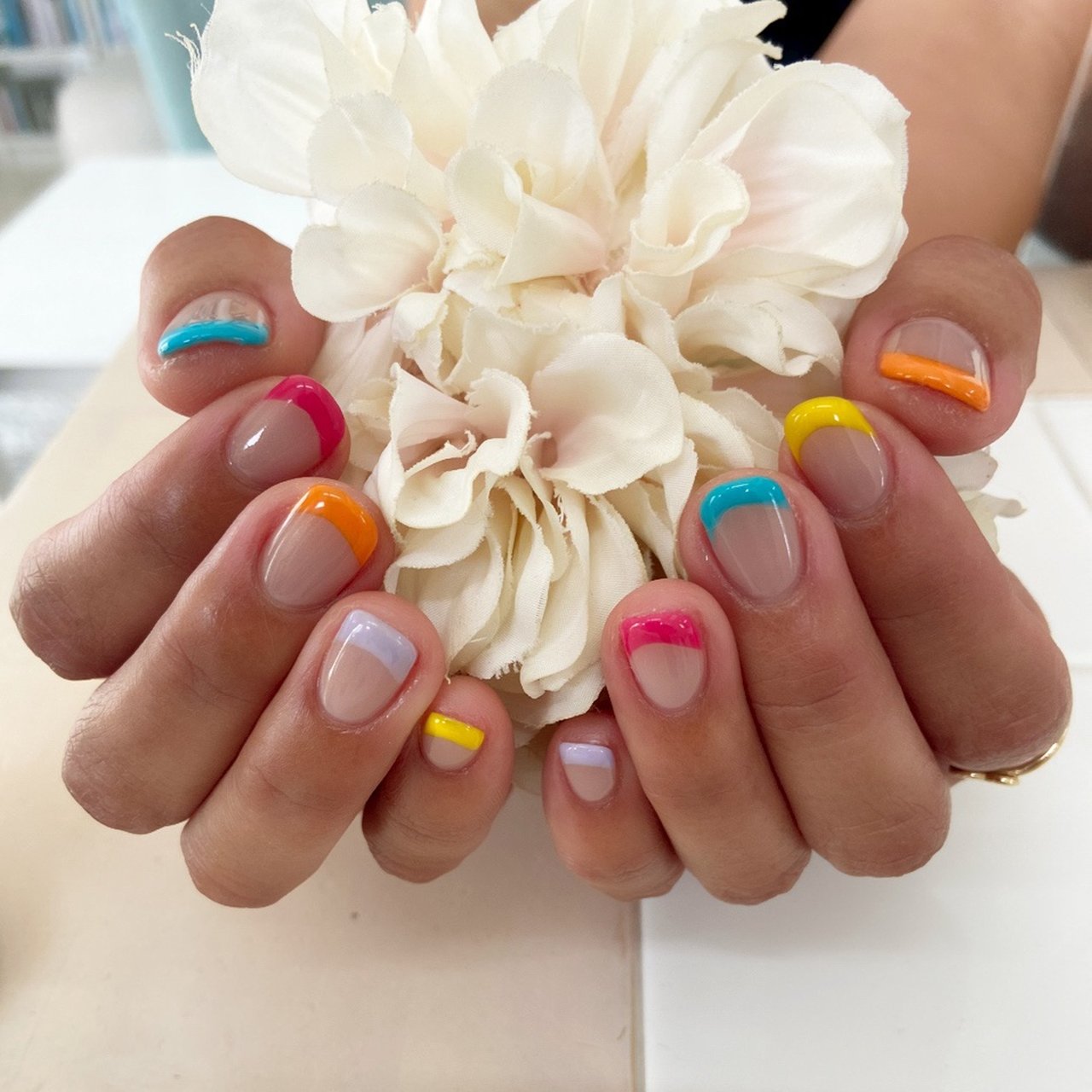 春 夏 デート 女子会 シンプル Nail Wave みんごのネイルデザイン No ネイルブック
