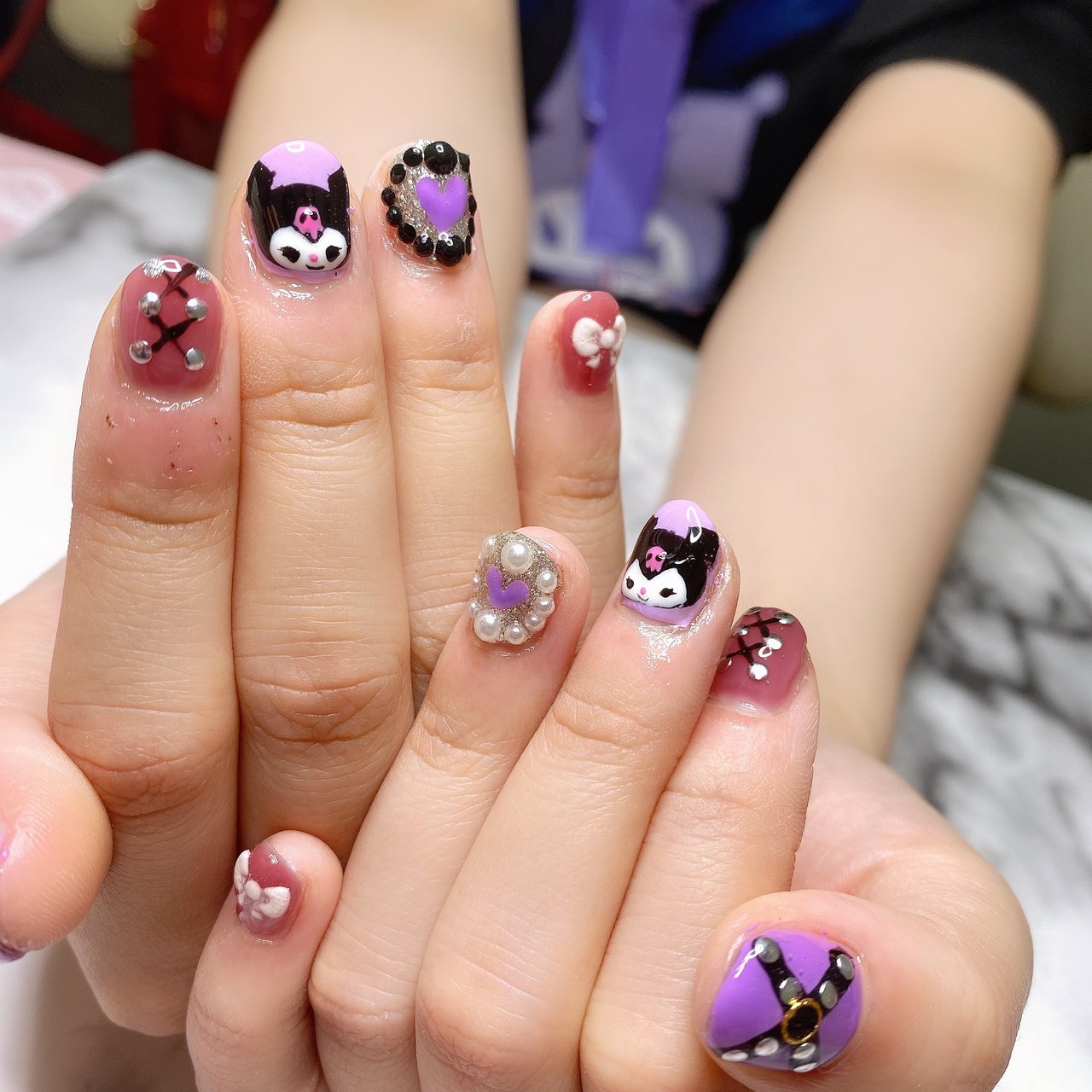 ライブ ハンド シンプル ラメ キャラクター Nailsalon Sireneのネイルデザイン No ネイルブック