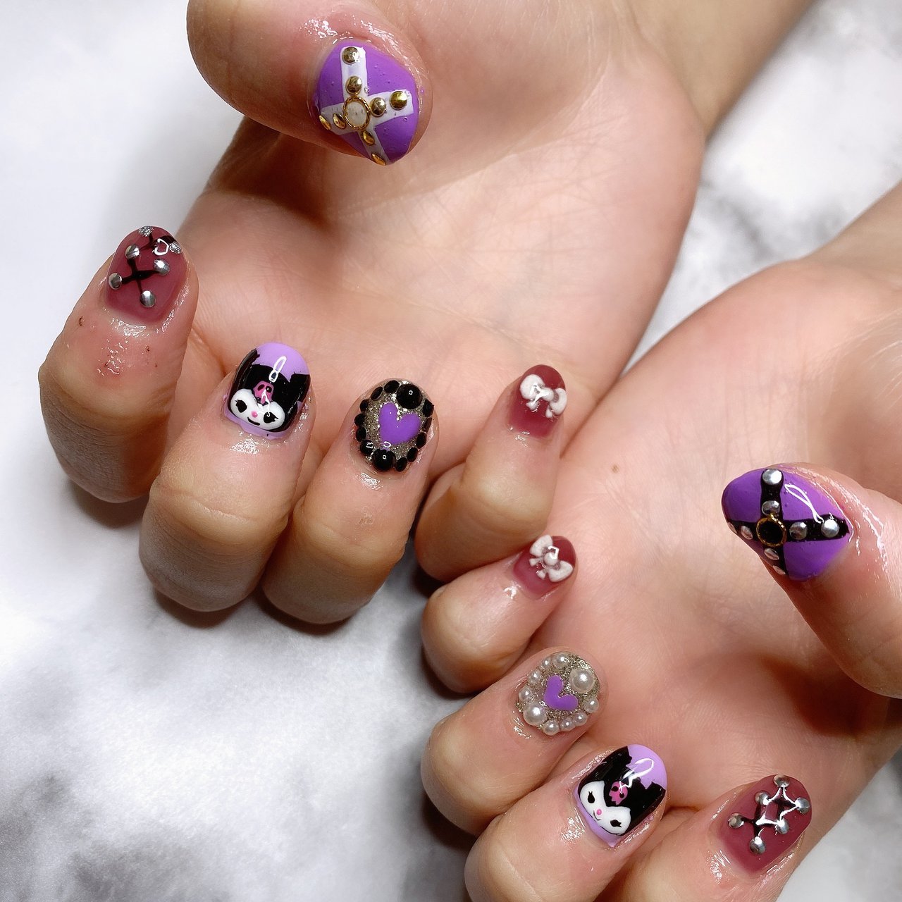 ライブ ハンド シンプル ラメ キャラクター Nailsalon Sireneのネイルデザイン No ネイルブック