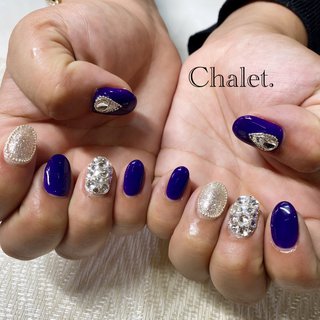 パープル 紫 シルバーネイルのネイルデザイン ネイルブック