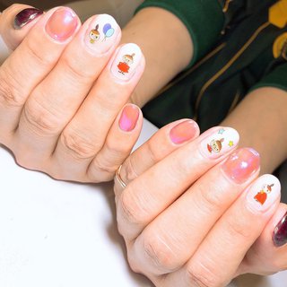 お客様 ムーミンネイルのネイルデザイン ネイルブック