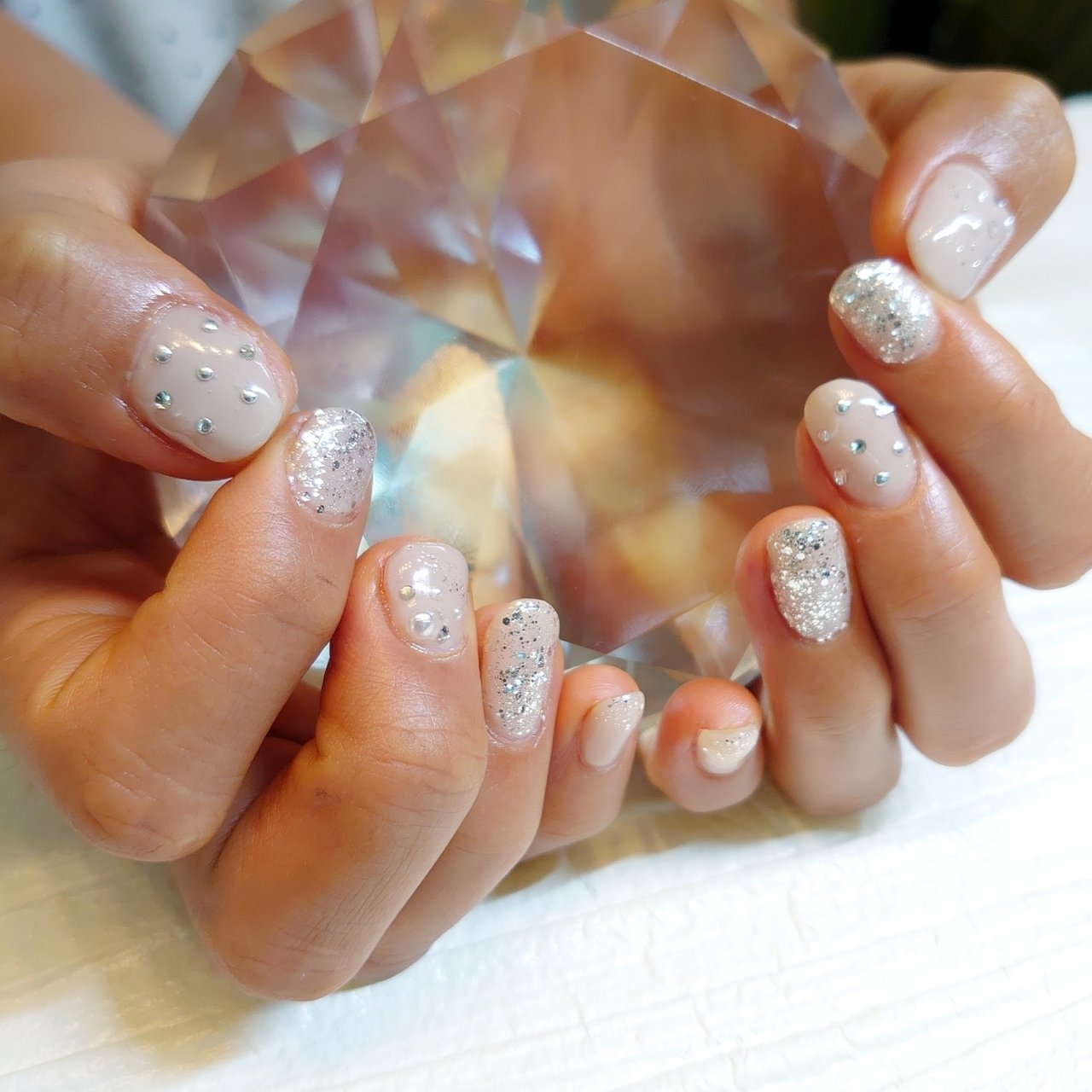 夏 オールシーズン ハンド シンプル ショート Kao Nailのネイルデザイン No ネイルブック