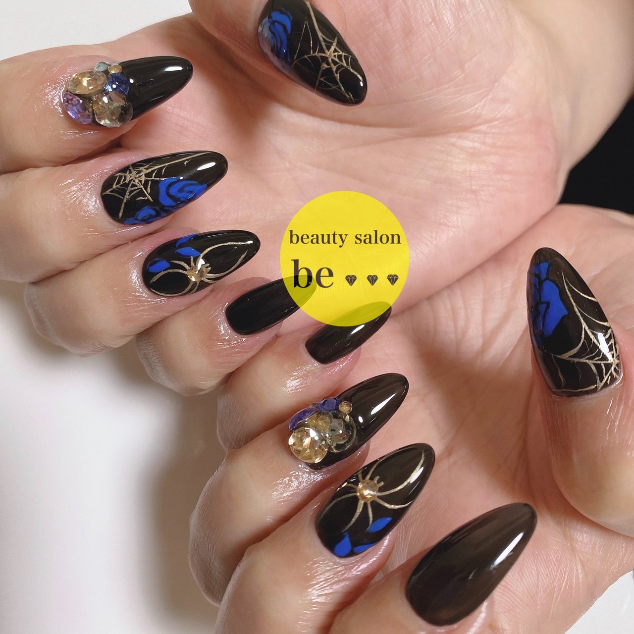 ハンド/ブラック - be Nailのネイルデザイン[No.6391734]｜ネイルブック
