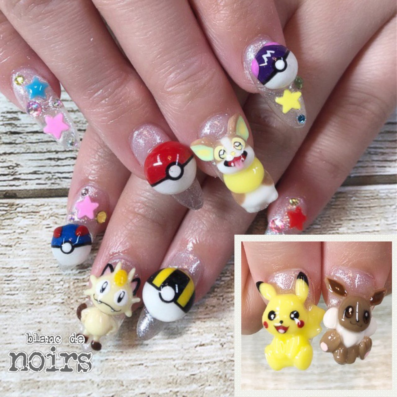 オールシーズン ハンド 痛ネイル キャラクター 3d Blancdenoirsのネイルデザイン No ネイルブック