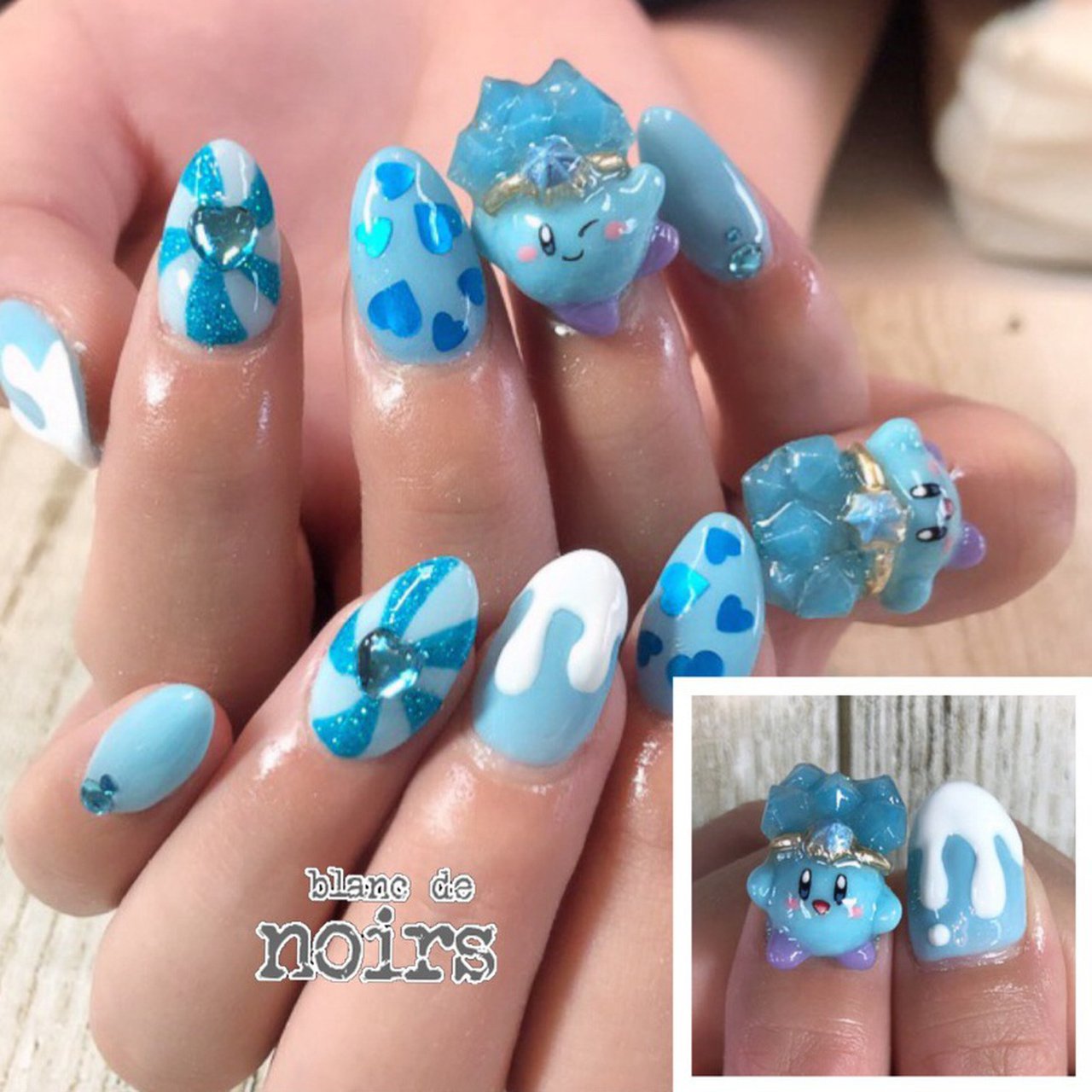 オールシーズン ハンド 痛ネイル キャラクター 3d Blancdenoirsのネイルデザイン No ネイルブック