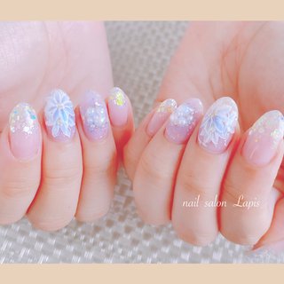人気順 ブルー 青 自由が丘パラジェルのネイルデザイン ネイルブック