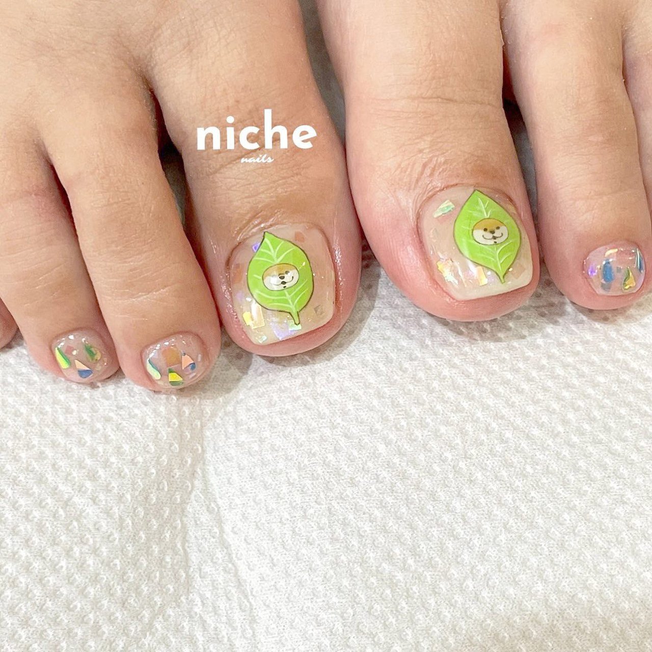 夏 オールシーズン 梅雨 リゾート フット Nailsalonniche ネイルサロンニッチのネイルデザイン No ネイルブック