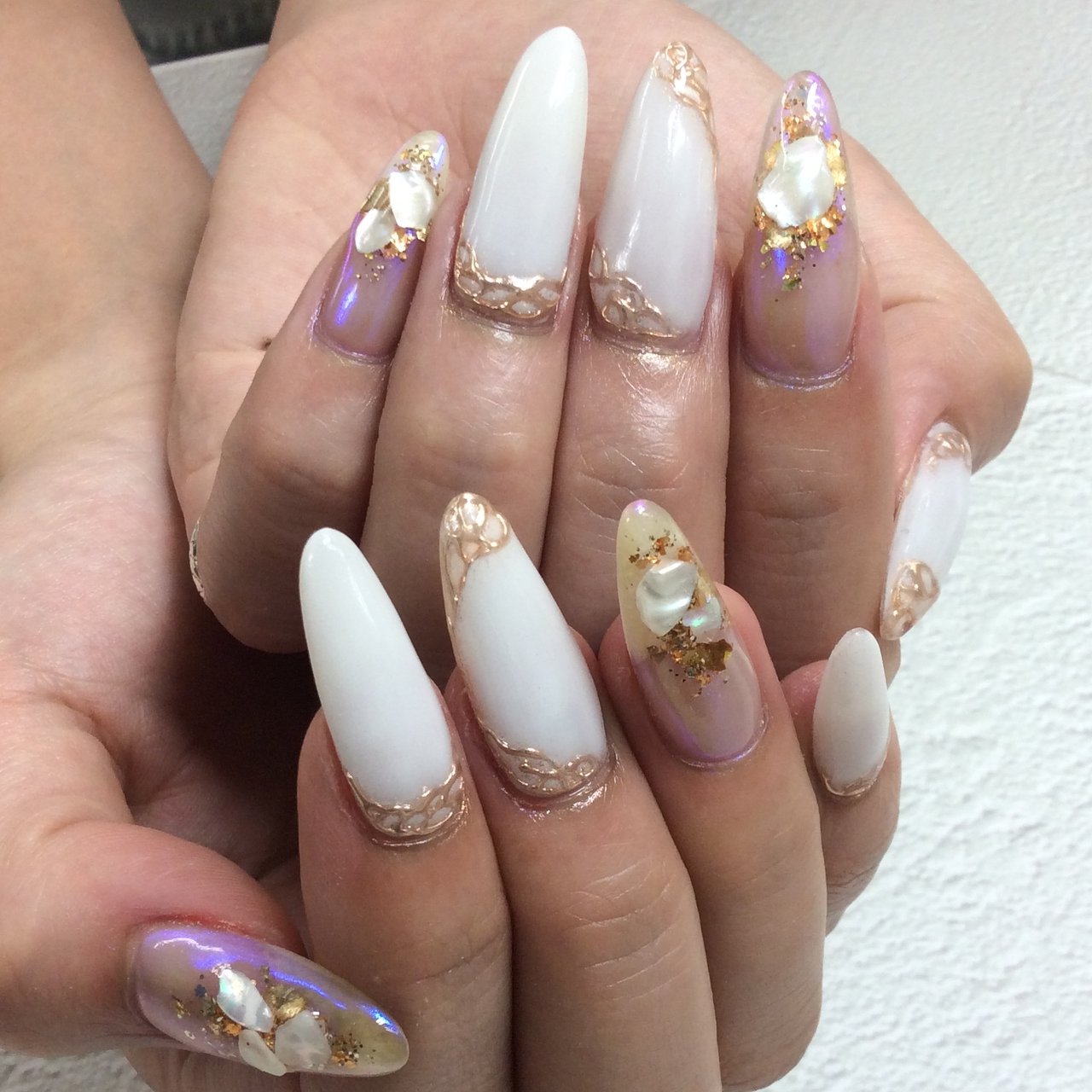 春 夏 ハンド ホログラム ラメ Nailsalon Daisyのネイルデザイン No ネイルブック