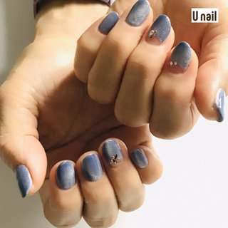 青紫のネイルデザイン ネイルブック