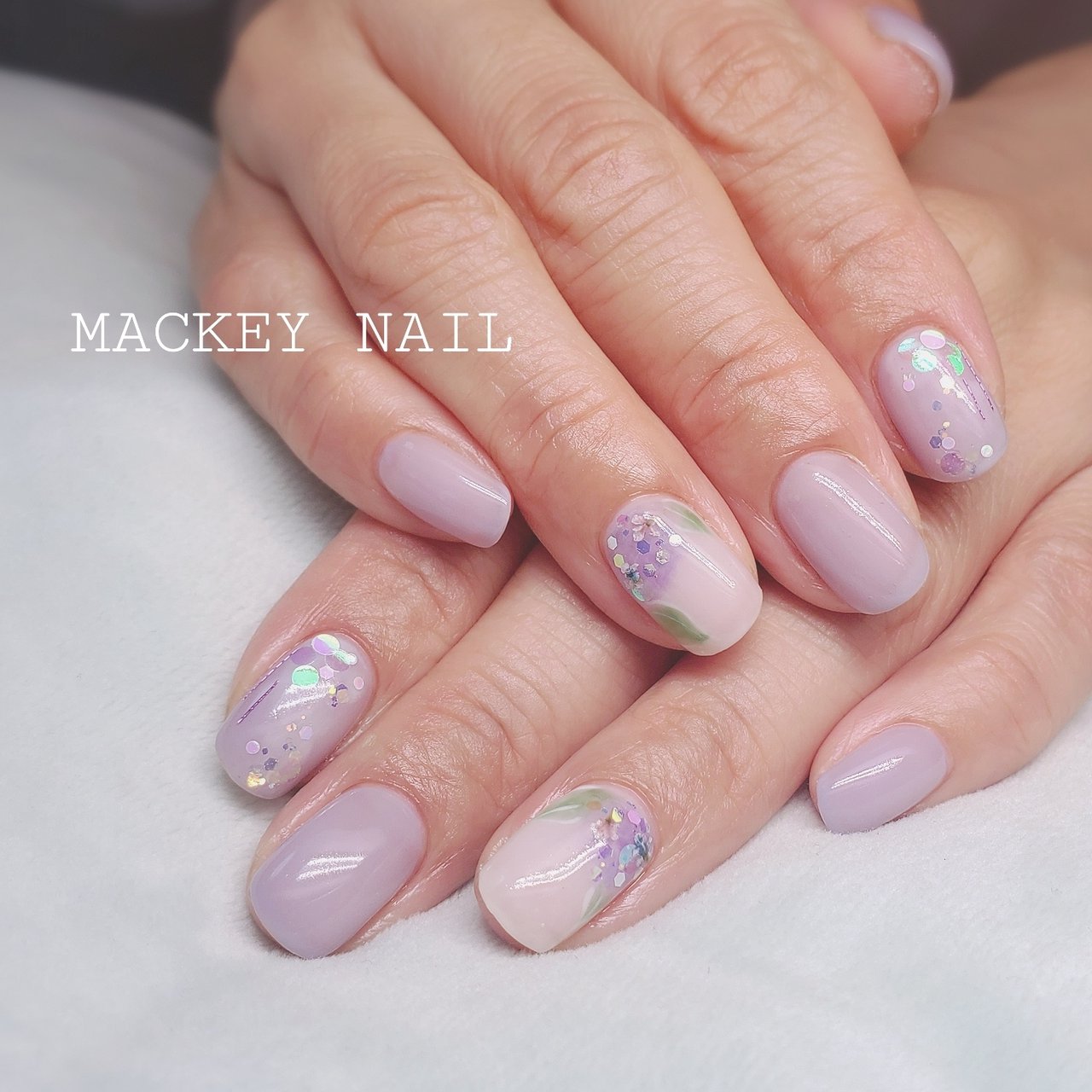 夏 梅雨 七夕 オフィス ハンド Mackey Nailのネイルデザイン No ネイルブック