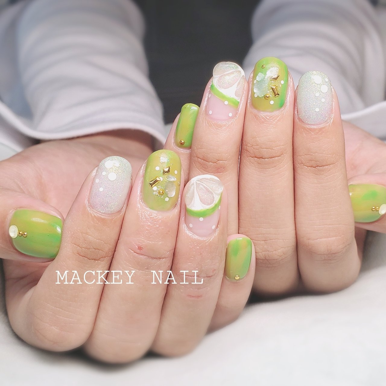 夏 梅雨 リゾート ライブ ハンド Mackey Nailのネイルデザイン No ネイルブック