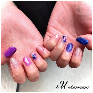 宝石風ネイルのネイルデザイン ネイルブック