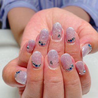 雨粒ネイルのネイルデザイン ネイルブック