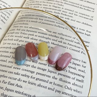Colorful French🐄 
くすみカラーのフレンチで可愛いく🥰


#アートし放題コース💅💕 

サンプルチップご用意しております！

#Nails#nail#nailsalon#ネイル #ネイルデザイン #ネイルアート #ジェルネイル #大阪ネイル #大阪ネイルサロン#西宮ネイル#西宮北口#西宮#今津#今津ネイル #春 #夏 #秋 #冬 #ハンド #フレンチ #橘　明日香 #ネイルブック
