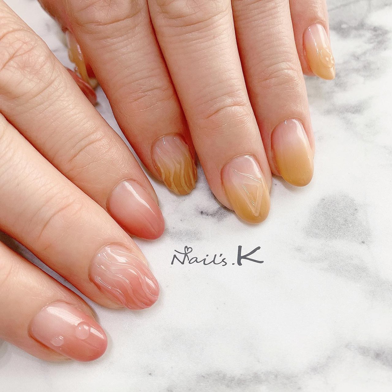 オールシーズン ハンド シンプル グラデーション ピンク Nail S Kのネイルデザイン No ネイルブック
