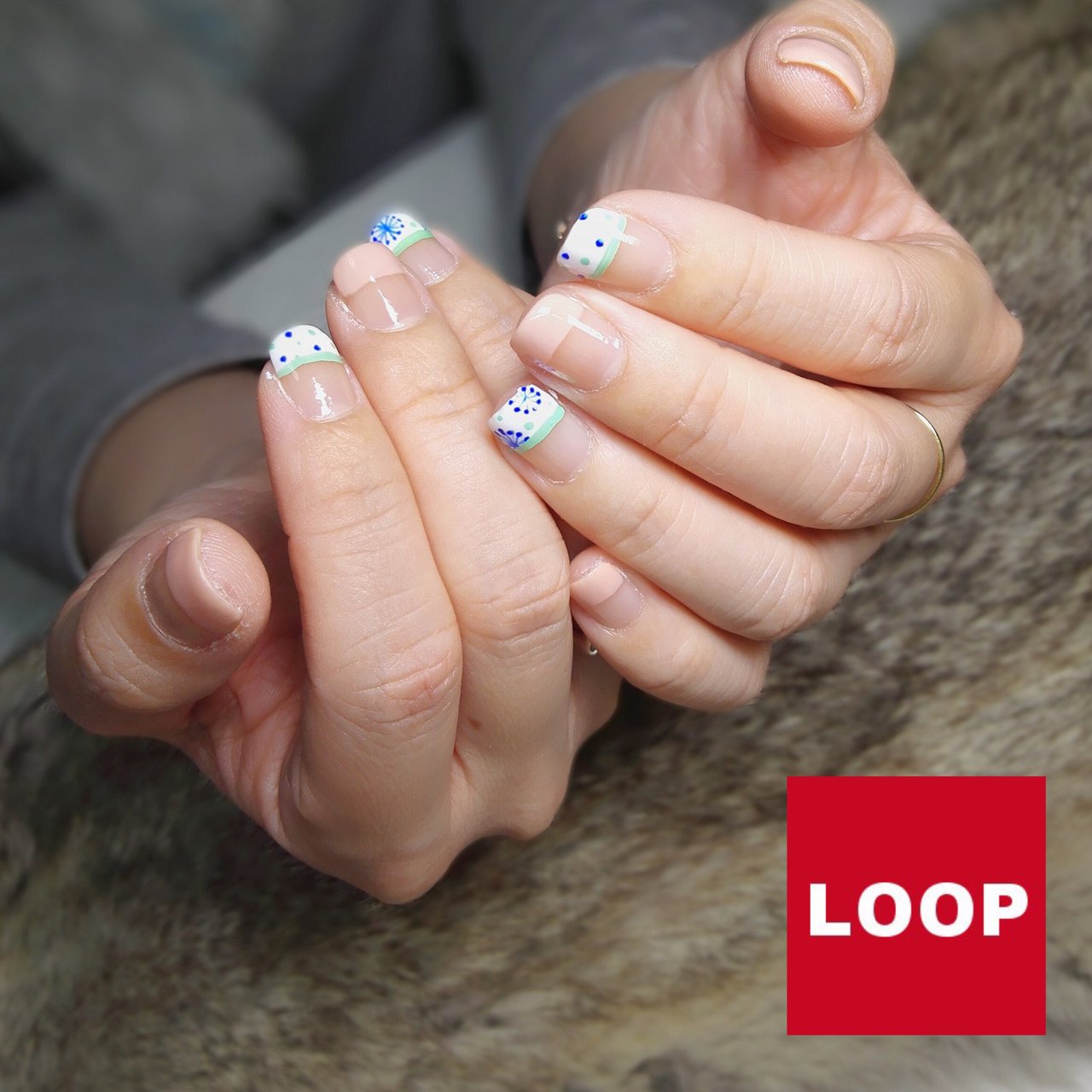 春 夏 梅雨 デート ハンド Loopのネイルデザイン No ネイルブック