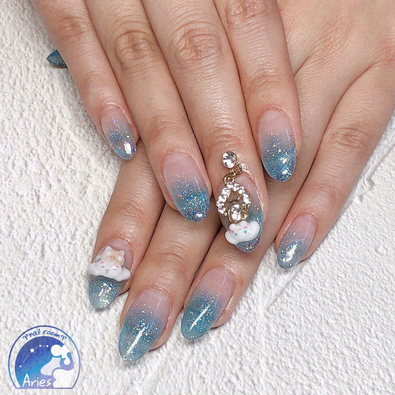 オールシーズン ハンド グラデーション 痛ネイル キャラクター Nail Room Aries ﾈｲﾙﾙｰﾑｴﾘｰｽﾞmaiのネイル デザイン No ネイルブック