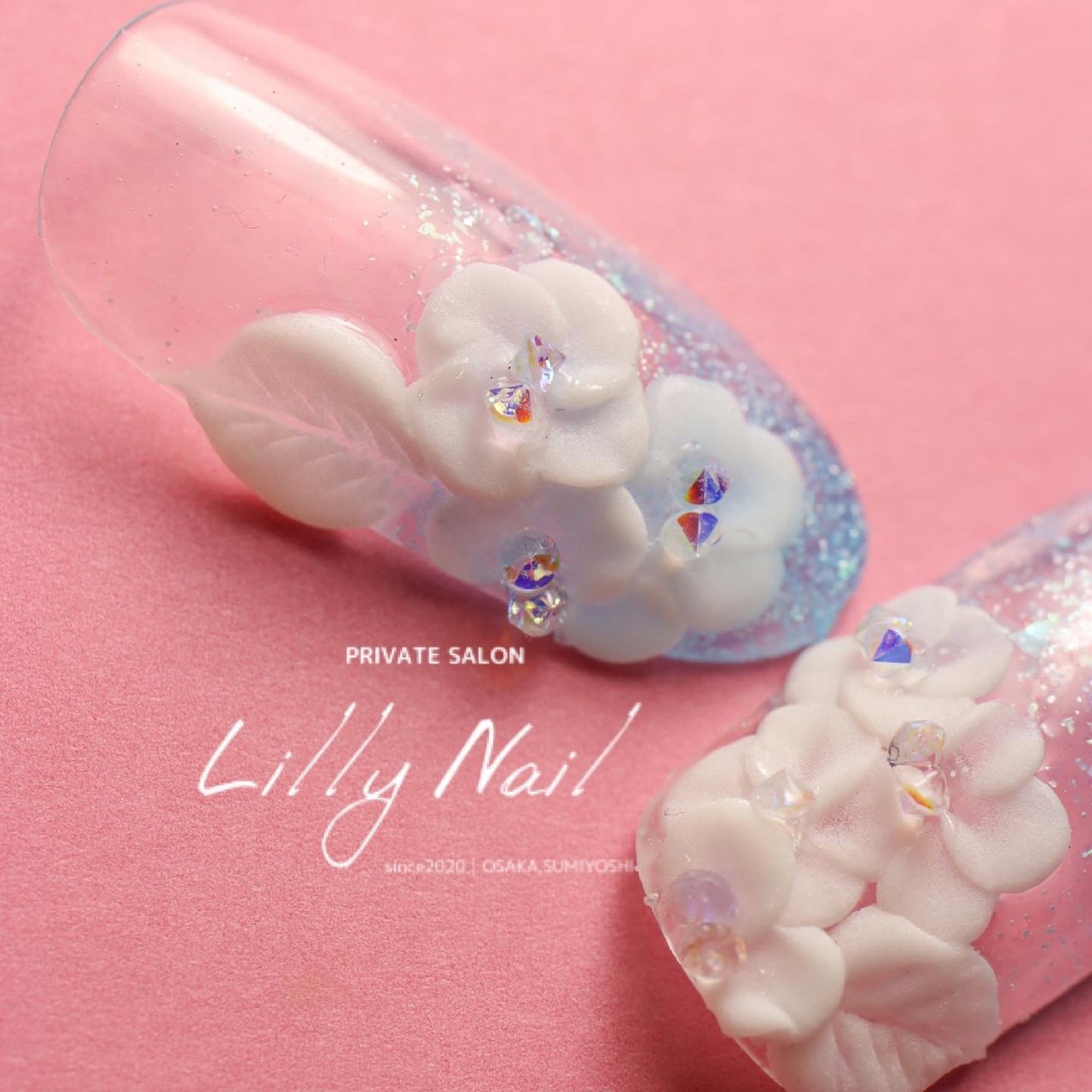 梅雨 ブライダル パーティー デート ハンド 大阪市住吉区フィルイン専門ネイルサロン Lillynail リリーネイル にしもりさきのネイル デザイン No ネイルブック