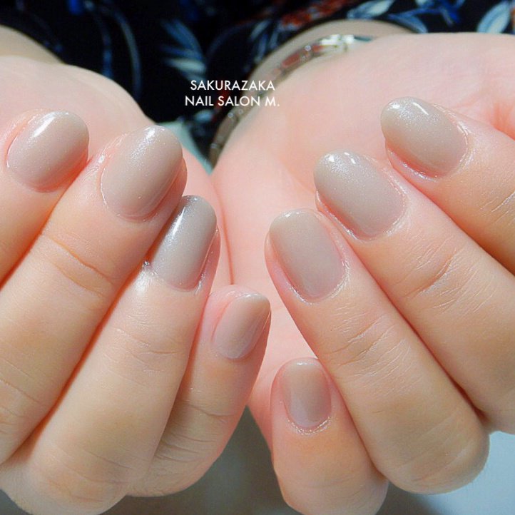 オールシーズン オフィス ハンド ワンカラー ミディアム 桜坂ネイルサロンm のネイルデザイン No ネイルブック