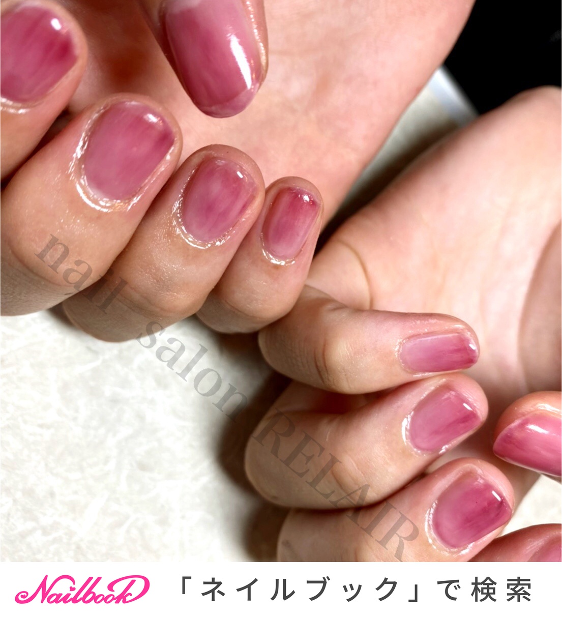 オールシーズン/浴衣/パーティー/ハンド/ワンカラー - Nailsalon  RELAIRのネイルデザイン[No.6401711]｜ネイルブック