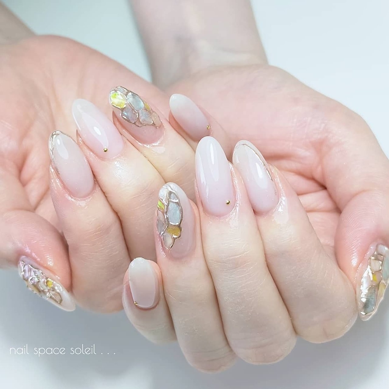 夏 旅行 リゾート オフィス シェル Nail Space Soleilのネイルデザイン No ネイルブック