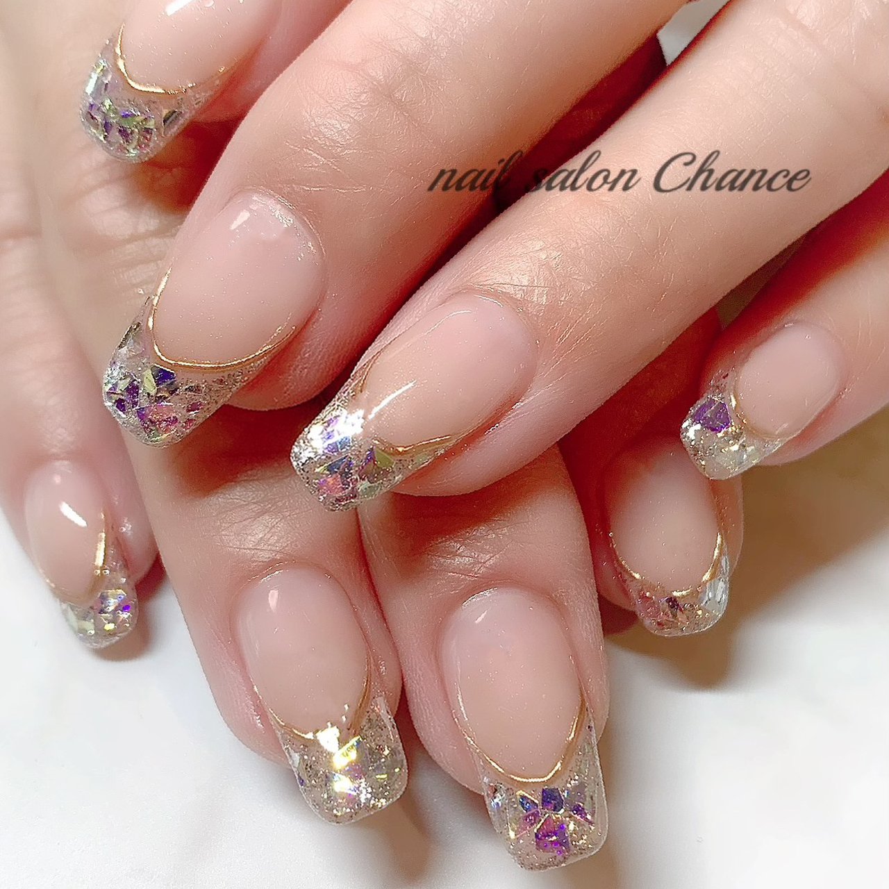 夏 オールシーズン オフィス ブライダル ハンド Nailsalon Chanceのネイルデザイン No ネイルブック